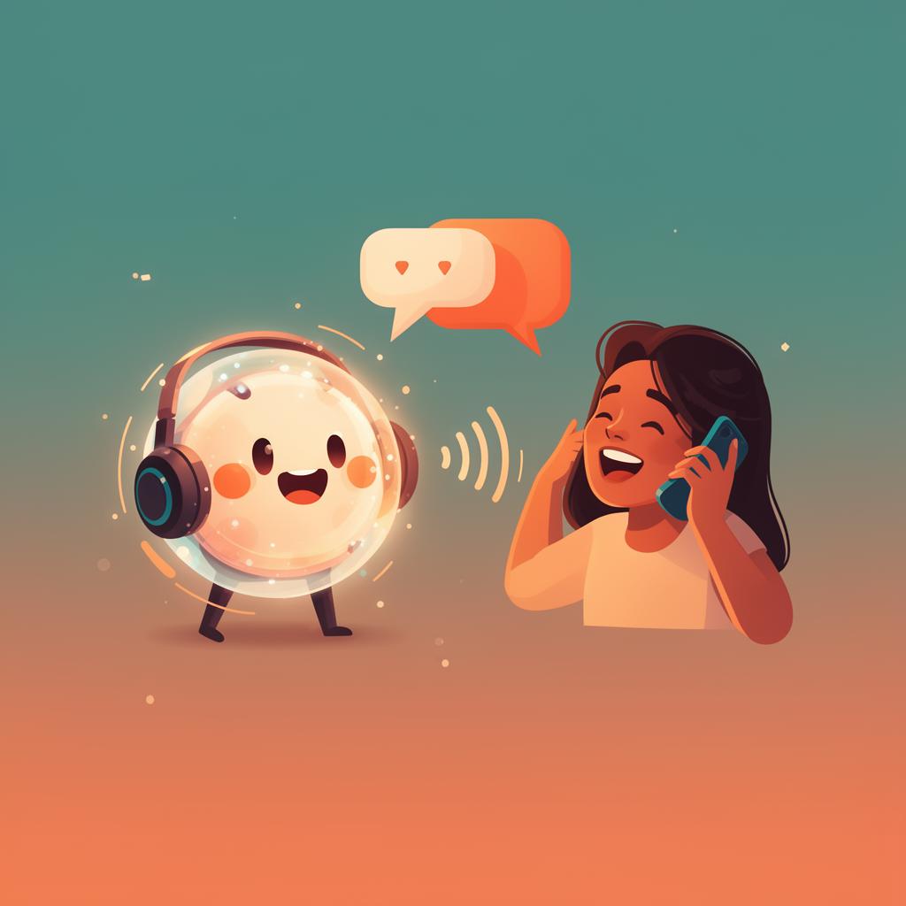 Our AI host interviews each person